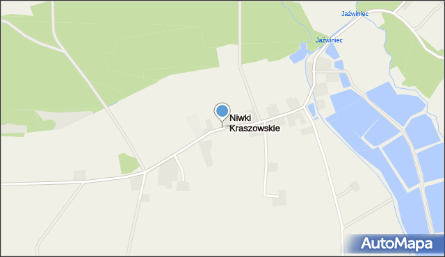 Niwki Kraszowskie, Niwki Kraszowskie, mapa Niwki Kraszowskie