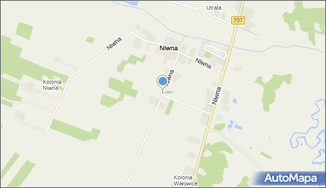 Niwna, Niwna, mapa Niwna