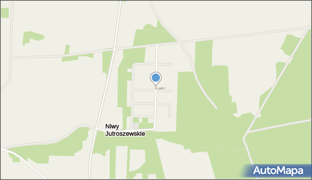 Niwy Jutroszewskie, Niwy Jutroszewskie, mapa Niwy Jutroszewskie