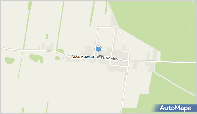 Niżankowice, Niżankowice, mapa Niżankowice