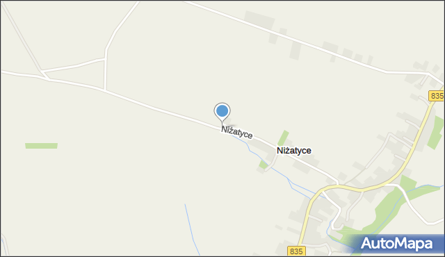 Niżatyce, Niżatyce, mapa Niżatyce