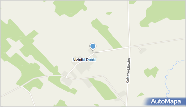 Niziołki-Dobki, Niziołki-Dobki, mapa Niziołki-Dobki