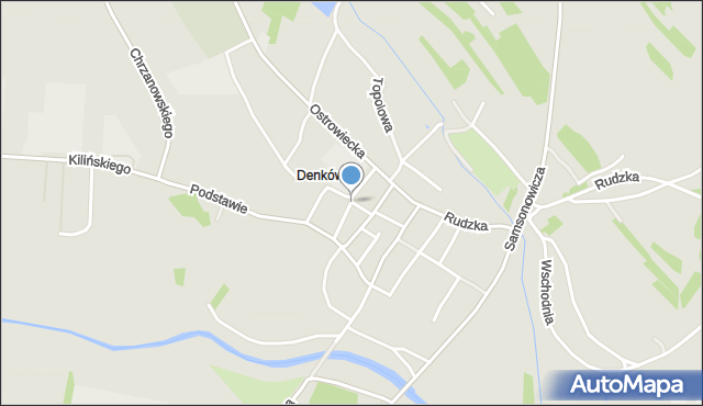Ostrowiec Świętokrzyski, Niewiadoma, mapa Ostrowiec Świętokrzyski