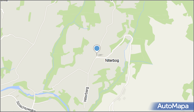 Szczawnica, Niterbarg, mapa Szczawnica