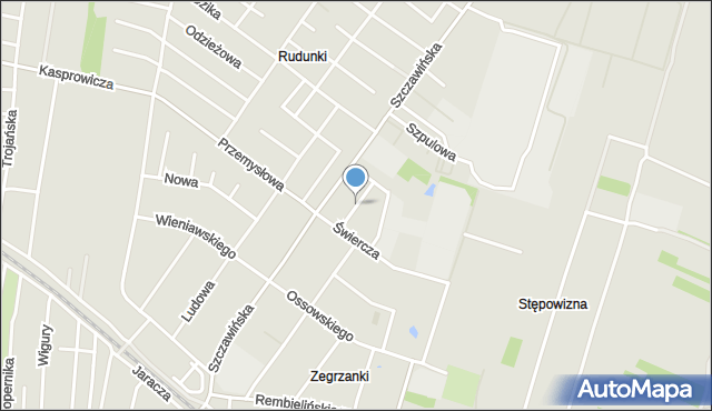 Zgierz, Niciarniana, mapa Zgierz