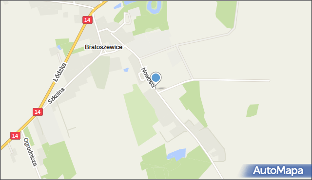 Bratoszewice, Nowości, mapa Bratoszewice