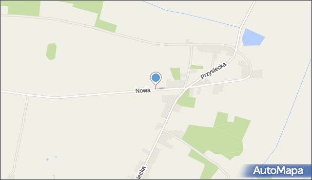 Bruszczewo, Nowa, mapa Bruszczewo