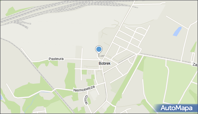 Bytom, Noskowskiego Zygmunta, mapa Bytomia