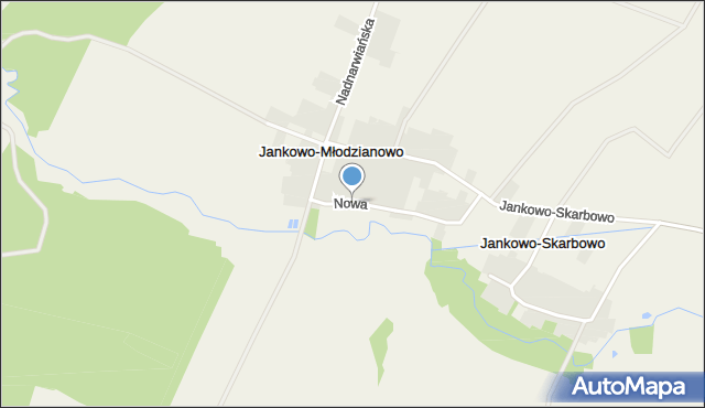 Jankowo-Młodzianowo, Nowa, mapa Jankowo-Młodzianowo