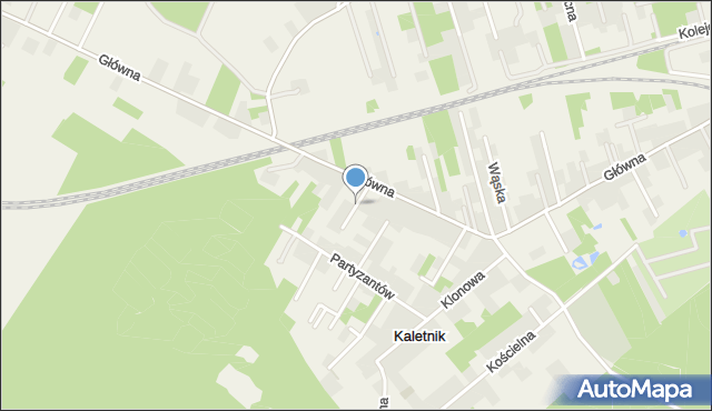 Kaletnik gmina Koluszki, Nowa, mapa Kaletnik gmina Koluszki