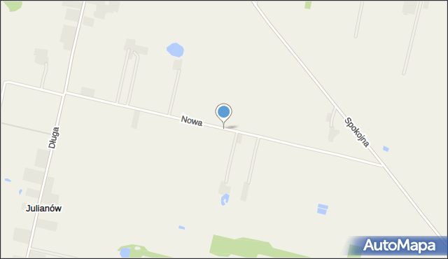 Kłoczew, Nowa, mapa Kłoczew