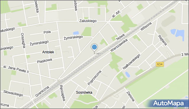 Kobyłka, Nowa, mapa Kobyłka
