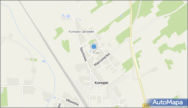 Konopki gmina Stupsk, Nowa, mapa Konopki gmina Stupsk