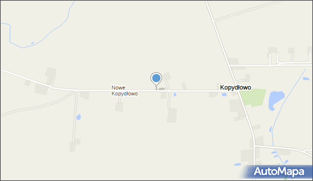 Kopydłowo gmina Wilczyn, Nowe Kopydłowo, mapa Kopydłowo gmina Wilczyn