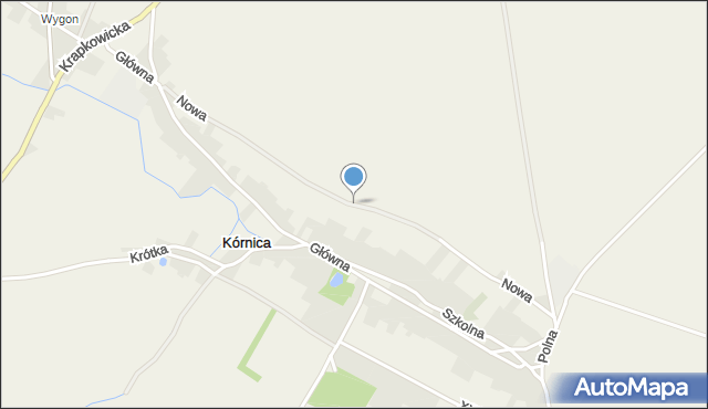 Kórnica, Nowa, mapa Kórnica