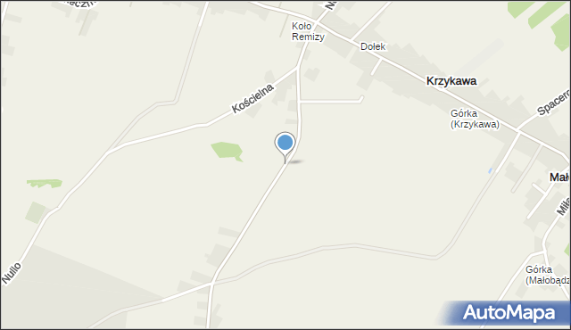 Krzykawka, Nowa, mapa Krzykawka