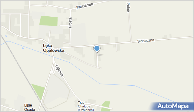 Łęka Opatowska, Nowa, mapa Łęka Opatowska