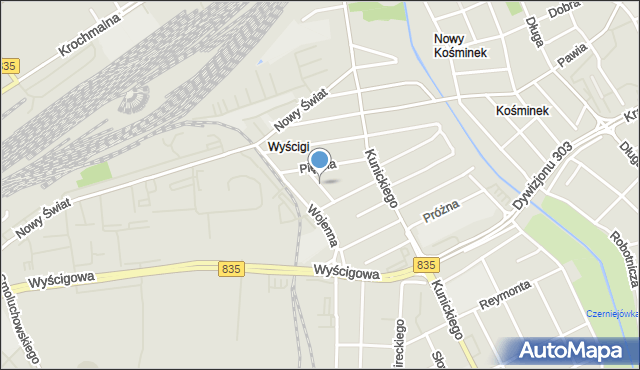 Lublin, Nowy Rynek, mapa Lublina
