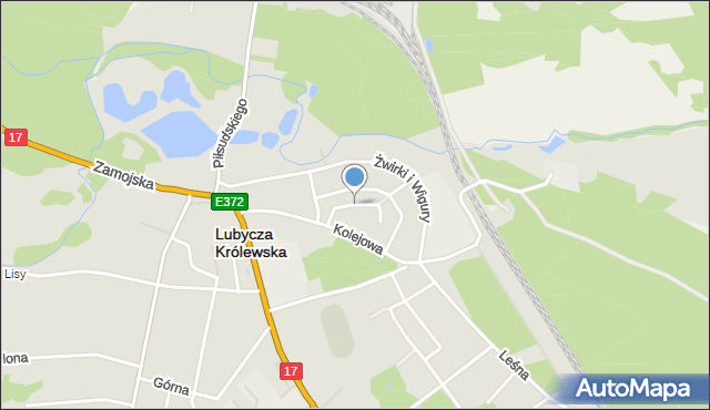 Lubycza Królewska, Nowa, mapa Lubycza Królewska