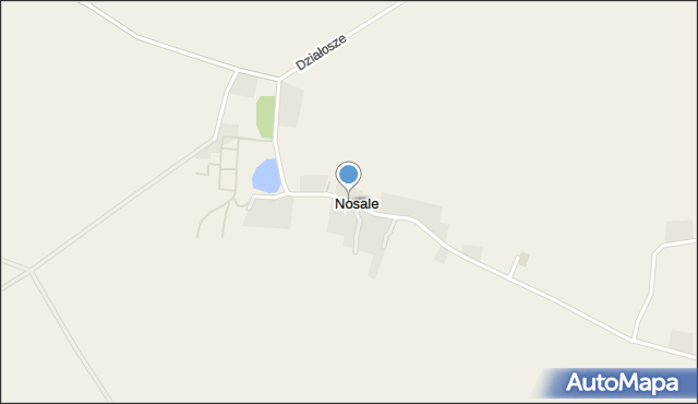 Nosale, Nosale, mapa Nosale