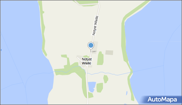 Notyst Wielki, Notyst Wielki, mapa Notyst Wielki