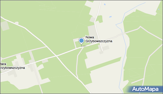 Nowa Grzybowszczyzna, Nowa Grzybowszczyzna, mapa Nowa Grzybowszczyzna