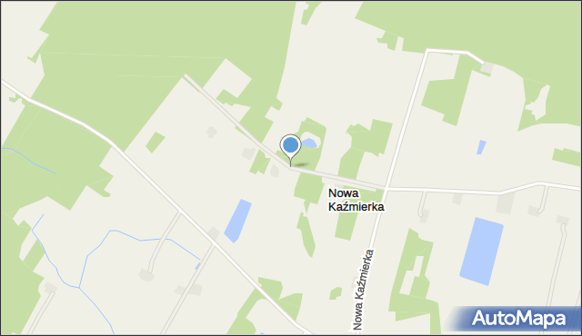 Nowa Kaźmierka, Nowa Kaźmierka, mapa Nowa Kaźmierka