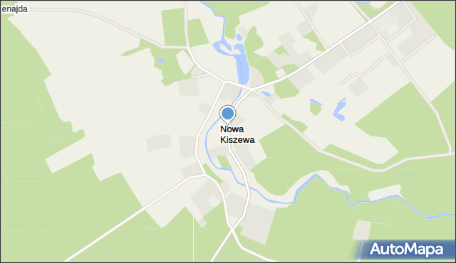 Nowa Kiszewa, Nowa Kiszewa, mapa Nowa Kiszewa