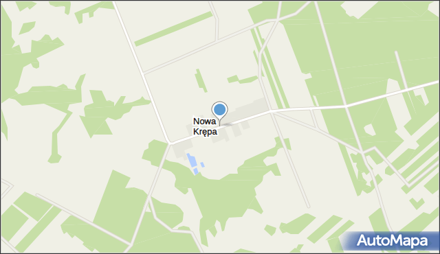 Nowa Krępa, Nowa Krępa, mapa Nowa Krępa