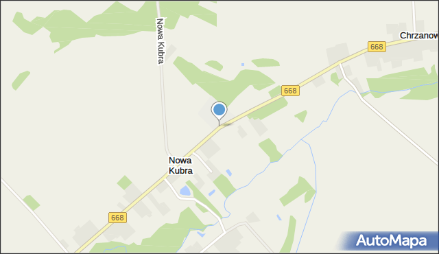 Nowa Kubra, Nowa Kubra, mapa Nowa Kubra