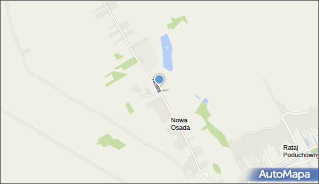 Nowa Osada, Nowa Osada, mapa Nowa Osada