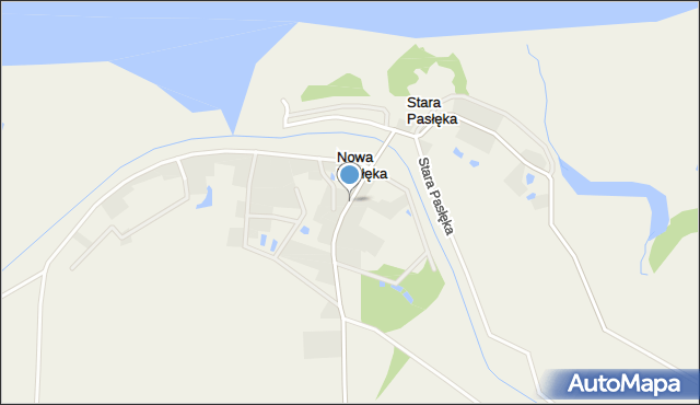 Nowa Pasłęka, Nowa Pasłęka, mapa Nowa Pasłęka