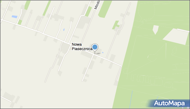 Nowa Piasecznica, Nowa Piasecznica, mapa Nowa Piasecznica
