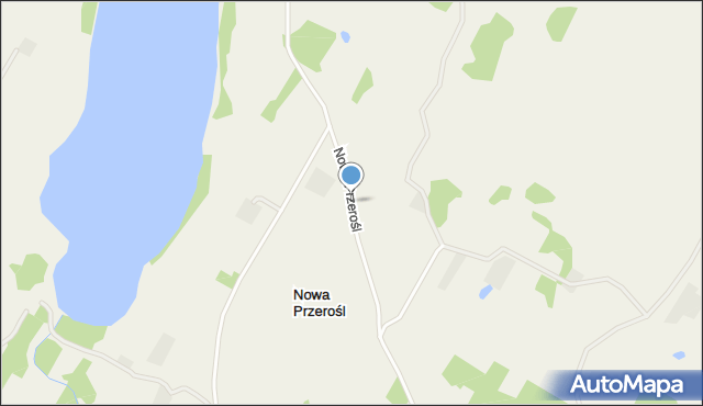 Nowa Przerośl, Nowa Przerośl, mapa Nowa Przerośl