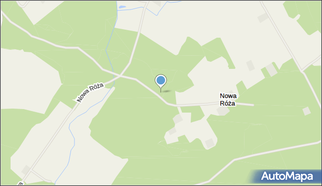 Nowa Róża, Nowa Róża, mapa Nowa Róża