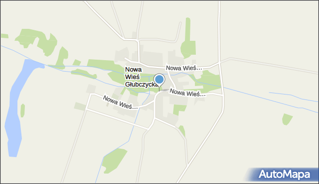 Nowa Wieś Głubczycka, Nowa Wieś Głubczycka, mapa Nowa Wieś Głubczycka