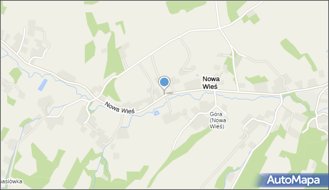 Nowa Wieś gmina Czudec, Nowa Wieś, mapa Nowa Wieś gmina Czudec