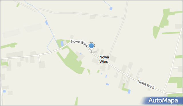 Nowa Wieś gmina Wartkowice, Nowa Wieś, mapa Nowa Wieś gmina Wartkowice