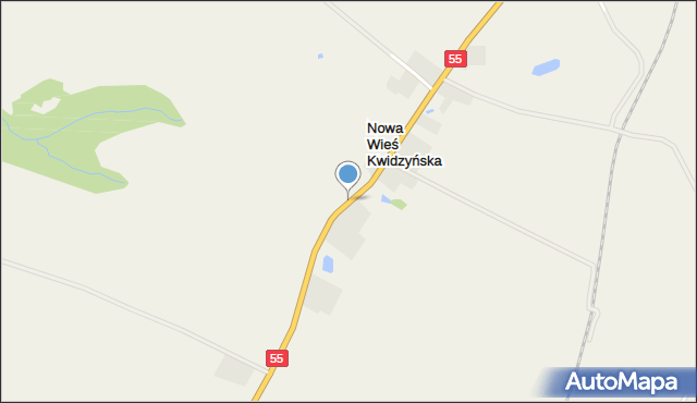 Nowa Wieś Kwidzyńska, Nowa Wieś Kwidzyńska, mapa Nowa Wieś Kwidzyńska