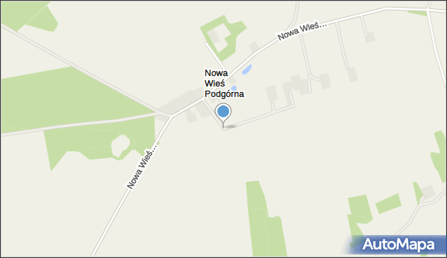 Nowa Wieś Podgórna, Nowa Wieś Podgórna, mapa Nowa Wieś Podgórna