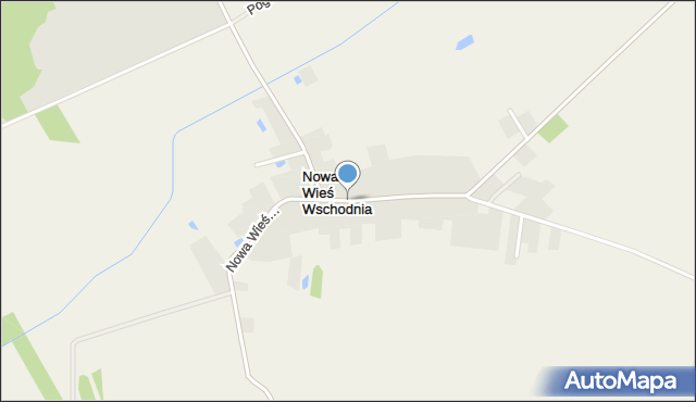 Nowa Wieś Wschodnia, Nowa Wieś Wschodnia, mapa Nowa Wieś Wschodnia