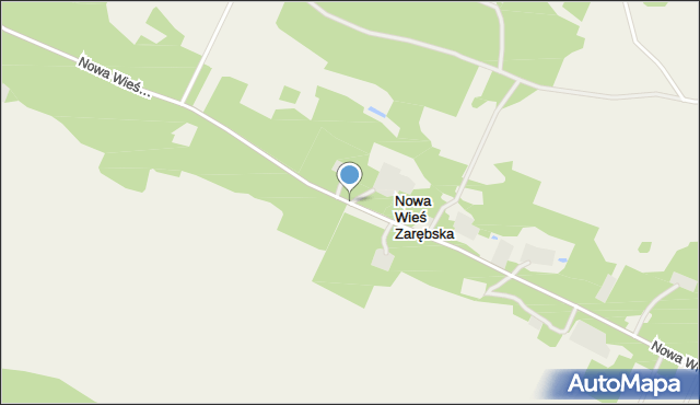 Nowa Wieś Zarębska, Nowa Wieś Zarębska, mapa Nowa Wieś Zarębska