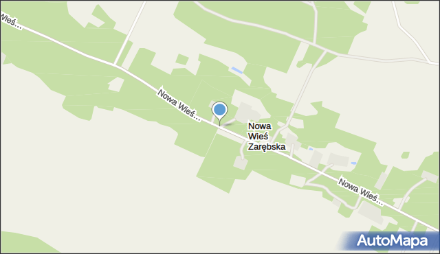 Nowa Wieś Zarębska, Nowa Wieś Zarębska, mapa Nowa Wieś Zarębska