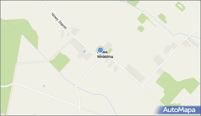 Nowa Wróblina, Nowa Wróblina, mapa Nowa Wróblina