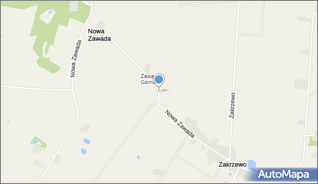 Nowa Zawada, Nowa Zawada, mapa Nowa Zawada