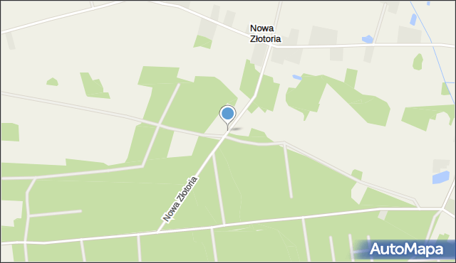 Nowa Złotoria, Nowa Złotoria, mapa Nowa Złotoria