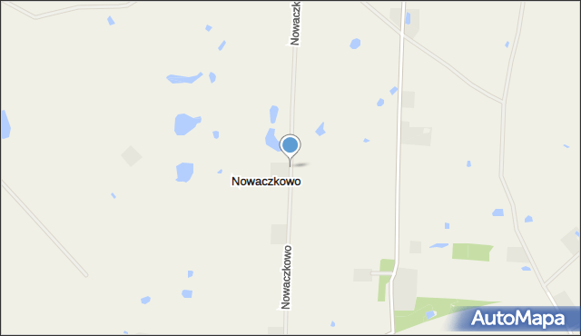 Nowaczkowo, Nowaczkowo, mapa Nowaczkowo