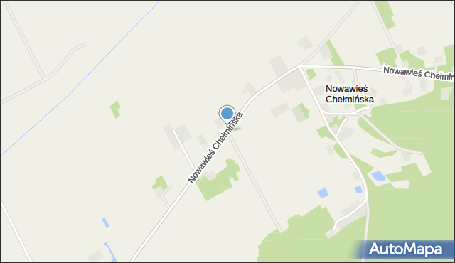 Nowawieś Chełmińska, Nowawieś Chełmińska, mapa Nowawieś Chełmińska