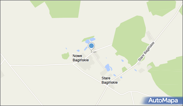 Nowe Bagińskie, Nowe Bagińskie, mapa Nowe Bagińskie