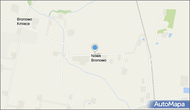 Nowe Bronowo, Nowe Bronowo, mapa Nowe Bronowo